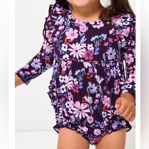 Little Sleepies floral Romper